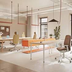 Büro Drehstühle mit Armlehnen Bürostuhl Flokk Profim Pace