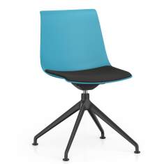 Drehstuhl blau Drehstühle Büro Konferenzstuhl Konferenzstühle Interstuhl SHUFFLEis1
