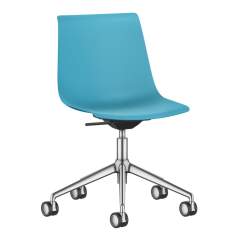 Drehstuhl türkis Drehstühle Büro Konferenzstuhl drehbar Interstuhl SHUFFLEis1