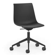 Drehstuhl schwarz Drehstühle Büro Konferenzstuhl drehbar Interstuhl SHUFFLEis1