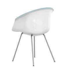 Loungesessel weiss Lounge Sessel Besucherstuhl Cafeteria Stuhl Interstuhl SHUFFLEis1 Clubsessel