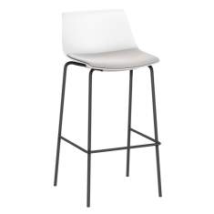 Barstuhl weiss grau Barstühle Interstuhl SHUFFLEis1 Barhocker