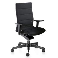 Bürostuhl schwarz Bürodrehstuhl mit Armlehnen Büro Drehstuhl Interstuhl Champ