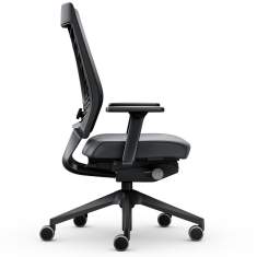 Bürostühle mit Armlehnen Drehstühle Netzgewebe Büro Drehstuhl schwarz Interstuhl JOYCEis3