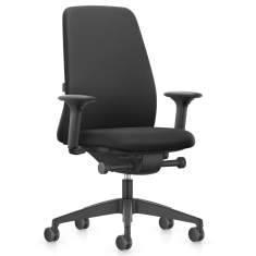 Ergonomischer Bürostuhl mit Armlehnen Bürostühle schwarz Bürodrehstühle kaufen Interstuhl NEW EVERYis1