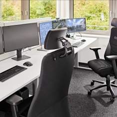 Drehsessel 24h hoch Drehstuhl schwarz Büro Drehstühle Interstuhl TWENTYFOURis5