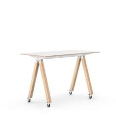 Hochtisch fahrbar Rolltisch Holz Rolltische Holz Interstuhl WHAT IF WE FLY