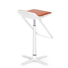 Barstuhl weiss braun Barstühle Interstuhl KINETICis5 Barhocker
