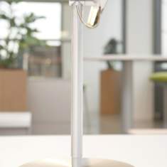 Schreibtischlampen LED Tischlampe silber Tischleuchte, HAWORTH, Brazo LED-Tischlampe