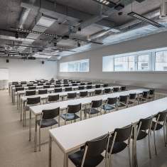 Bürotisch grau Tisch Schreibtisch rechteckig Konferenztisch Zemp QUATTRO HQ30