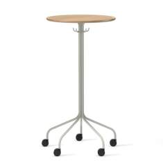 Rolltisch Holz Rolltische hoch Stehtisch mit Rollen rund Tisch Skandiform Roll
runde Tischplatte
