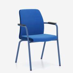 Konferenzstuhl blau Konferenzstühle mit Armlehnen Besucherstuhl Büro Besucherstühle Nowy Styl Flesco