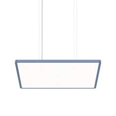 Pendelleuchten blau Design Pendelleuchte modern Bürolampe quadratisch LED XAL Task square