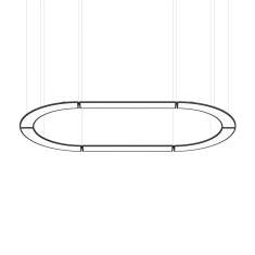 Pendelleuchten Design Pendelleuchte modern Bürolampe elliptisch XAL Task