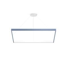 Pendelleuchten Design Pendelleuchte modern Bürolampe quadrat blau XAL Ino