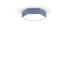 Akustik Deckenleuchten LED Deckenlampe Design Bürolampe Decke blau XAL HEX-O
