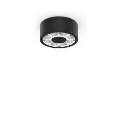 Zylindrische Deckenanbauleuchte schwarz Deckenleuchten LED XAL MITA circle 160