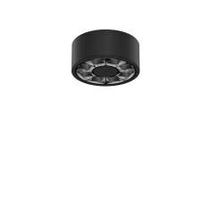 Zylindrische Deckenanbauleuchte schwarz Deckenleuchten LED XAL MITA circle 160