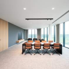 Quadratischer Einbau-Multi-Downlight Deckenleuchten LED Deckenlampe Design Bürolampe Decke weiß XAL Unico Q9