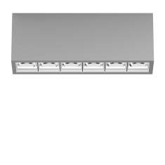 Deckenleuchten LED Deckenlampe Design Bürolampe Decke grau XAL Unico L6