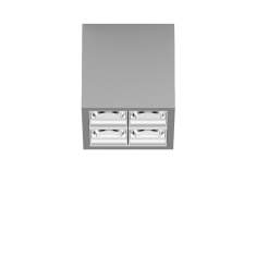 Deckenleuchten LED Deckenlampe Design Bürolampe Decke grau XAL Unico Q1 / Q4