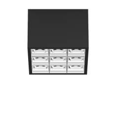 Deckenleuchten LED Deckenlampe schwarz Design Bürolampe Decke XAL Unico Q9
