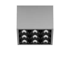 Deckenleuchten LED Deckenlampe grau Design Bürolampe Decke XAL Unico Q9