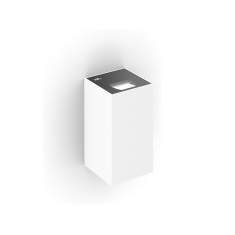 Rechteckiger Wandanbauleuchte Uplight Wandleuchten Aluminium weiss XAL Unico