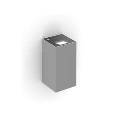 Rechteckiger Wandanbauleuchte Uplight Wandleuchten Aluminium grau XAL Unico