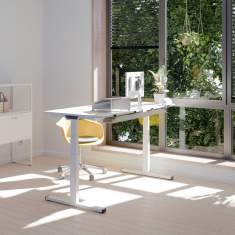elektrisch höhenverstellbarer Bürotisch höhenverstellbar Büro Schreibtische Bürotische Büro Palmberg Schreibtisch PiD