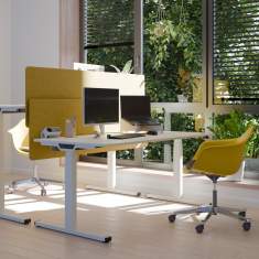elektrisch höhenverstellbarer Bürotisch höhenverstellbar Büro Schreibtische Bürotische Büro Palmberg Schreibtisch PiD