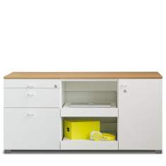 Bürocontainer Sideboard weiss Büro  König + Neurath, TECHNIKCONTAINER