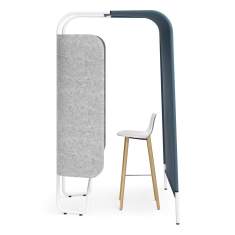 abgeschirmte Arbeitsplätze akustik Privatspäre Privater Raum Steelcase Flex Kiosk