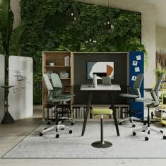 Ergonomischer Bürostuhl Stehhilfer Schreibtischstuhl ergonomisch, Steelcase, B-Free Sit Stand