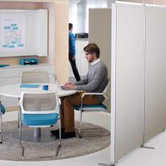 Mobile Stellwände Akustik Akustikelemente Stoff, Steelcase, Akustik Trennwand Partito Wall