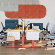 Steelcase Divisio Seitenblende Arbeitsplatztrennwand für Team- und Projektarbeitsplätze