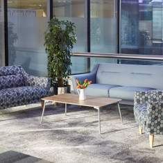 Loungesessel Büro Clubsessel Stoff Loungemöbel Loungesofa grau Orangebox peeps