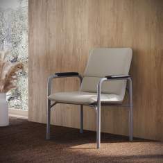 Loungesessel grau Sessel Lounge Metallfüssen Kusch+Co Baricosi