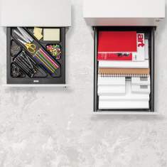 Innenansicht des Bürocontainers WINEA MAXX Caddy von WINI
