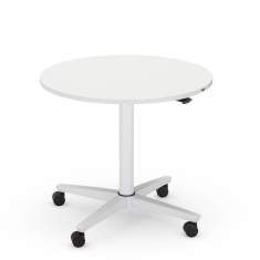 Besprechungstisch kompakt Konferenztisch weiss Büro Rolltisch WINI Besprechungstische
runde Tischplatte