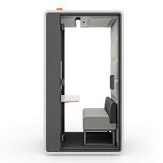 Abgeschirmte Raumelemente Arbeitsplätze Akustik Telefonbox Telefonzelle Akustikkabine Mikomax Hush HushFree.S.Hybrid