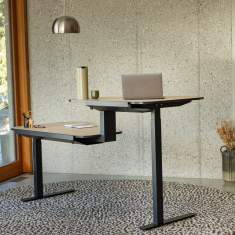 Aeris Active Office Desk Steh-Sitz-Schreibtisch im Homeoffice für gesundes Arbeiten