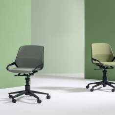 Bürostuhl weiss grün Bürostühle Drehstuhl Büro Drehstühle Aeris Numo Task