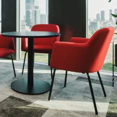 Clubsessel rot Loungesessel Sessel Louunge Loungemöbel Nowy Styl Athena