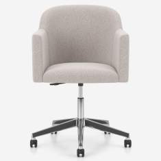 Clubsessel grau Loungesessel drehbar Sessel Louunge Loungemöbel Nowy Styl Athena