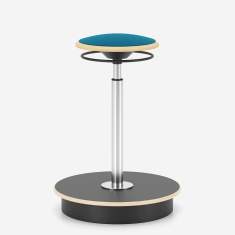 Ergonomischer Hocker Schreibtischhocker ergonomisch Stehhilfe blau Nowy Styl Belise