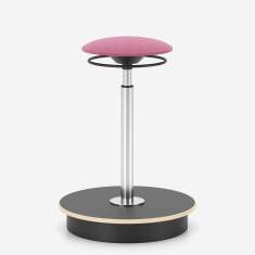 Ergonomischer Hocker Schreibtischhocker ergonomisch Stehhilfe rosa Nowy Styl Belise