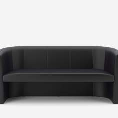 Loungesofa schwarz Sofa Lounge Nowy Styl Club Sofa