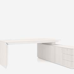 Schreibtisch Büro weiss Bürotisch exklusiv Bürotische Direktionseinrichtungen Nowy Styl eRange Schreibtische