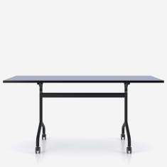 Design Klapptisch für Büro Schulungsraum Klapptische  fahrbar Schulungstisch grau Rolltisch Nowy Styl Flib